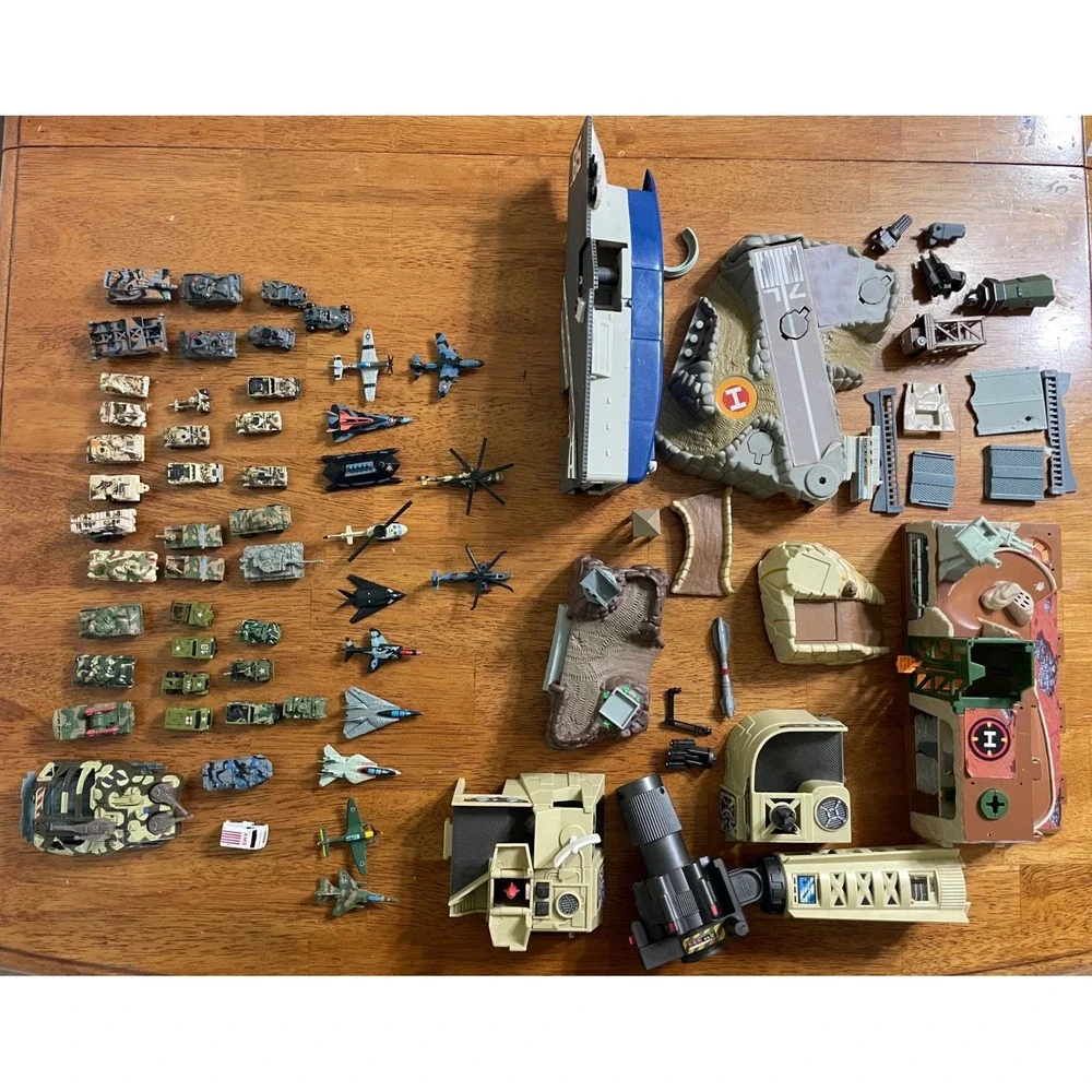 Vintage Micro Machines Galoob 50 Vehicles Military Various Playsets